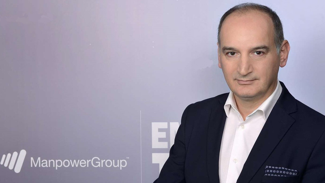 Χ. Καζαντζίδης, ManpoweGroup: «Σταθερή η πρόθεση αύξησης προσλήψεων στην Ελλάδα»
